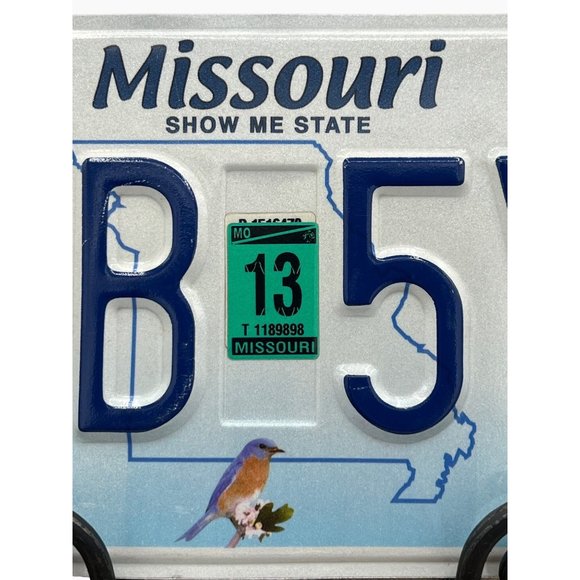 License Plate Missouri Show Me State 74B 5YZ 2013 - Picture 3 of 5